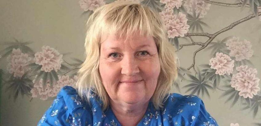 Et portrætbillede af Pia Nymark