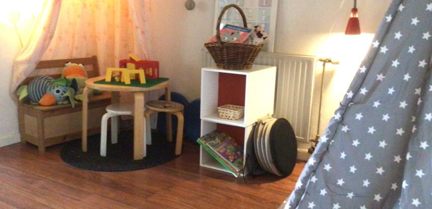 Et billede af Lisbeth legeværelse.